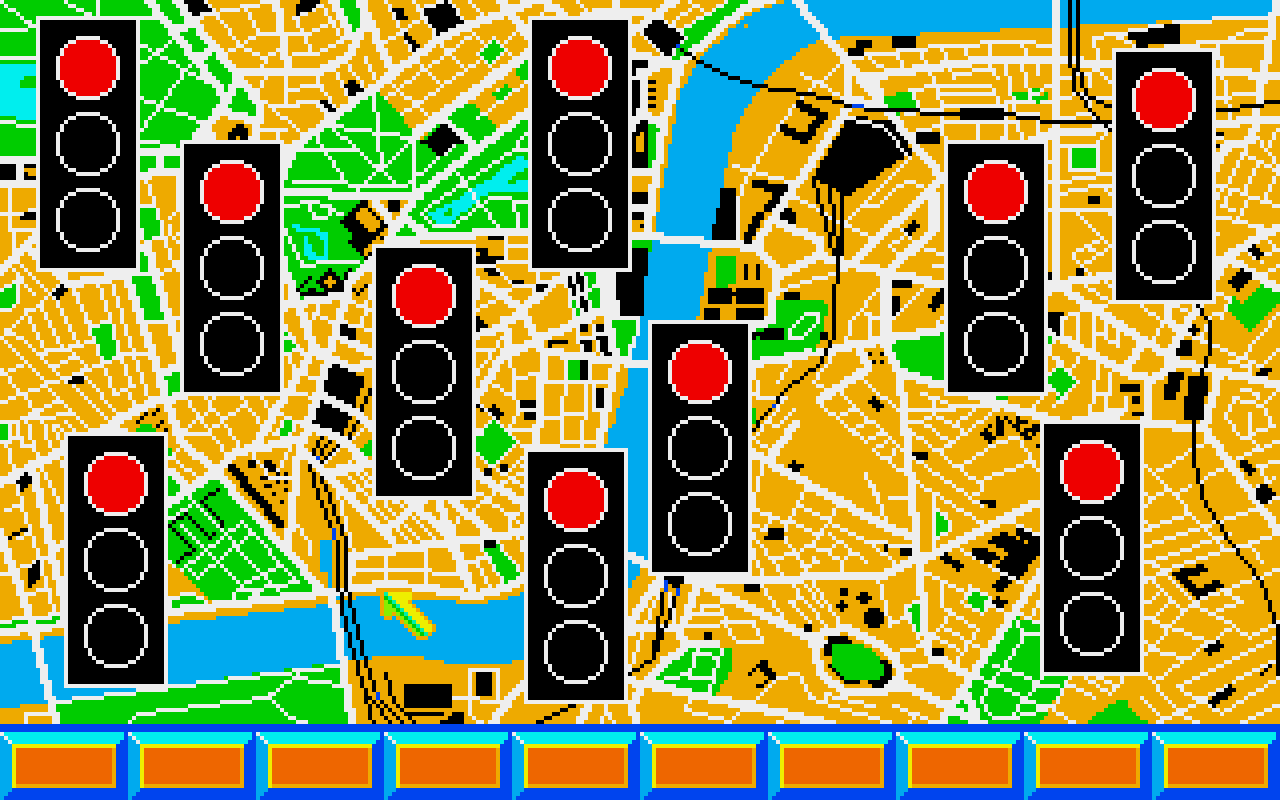 Traffic Jam atari screenshot